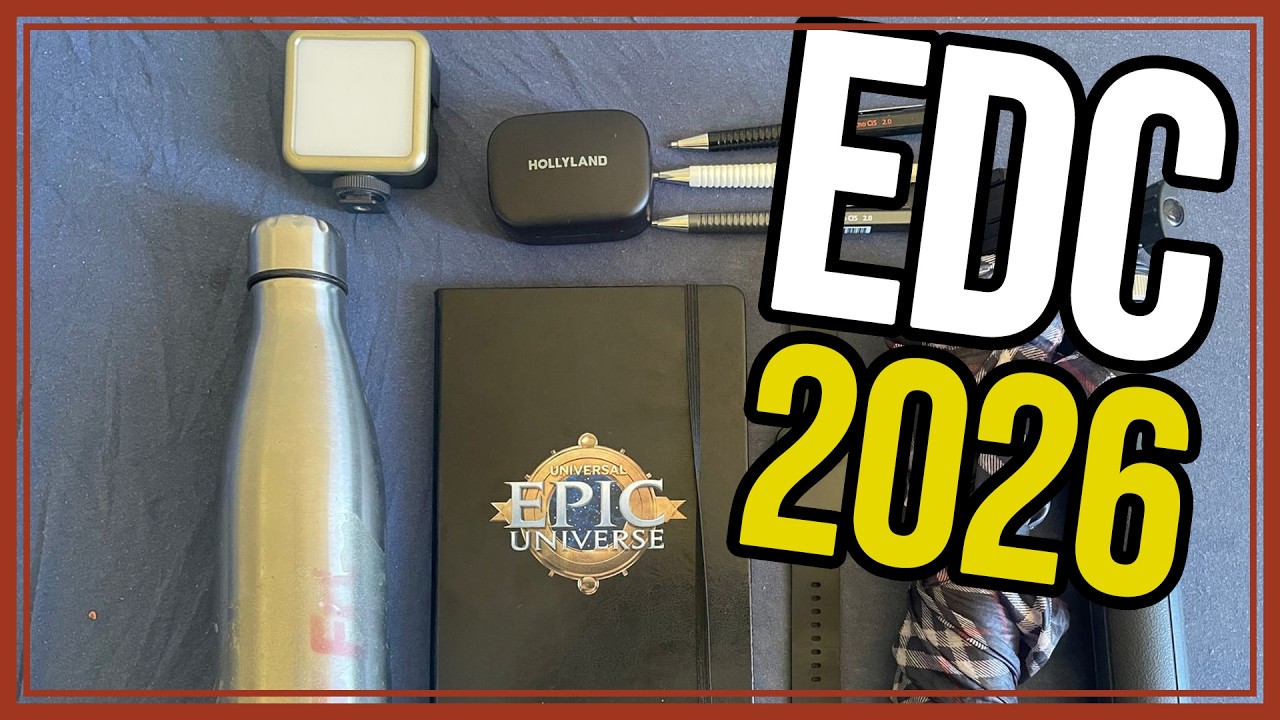 O QUE TEM NA MINHA MOCHILA? Meu EDC 2026 (Trabalho, Arte e Vlogs)