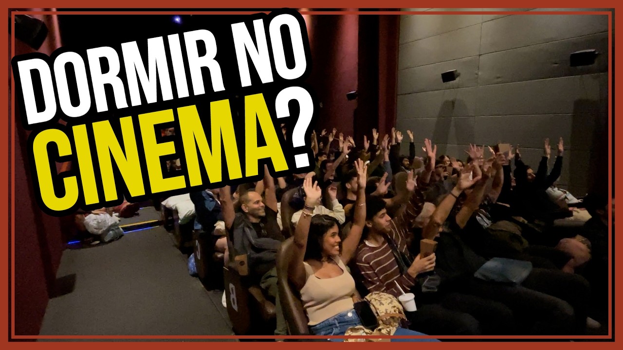 DORMIR NO CINEMA? Passei a madrugada no Cinema de Pijama + O cinema virou descartável?